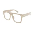 Andrews - Square Yellow Glasses for Women