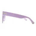 Andrews - Square Purple Glasses for Women