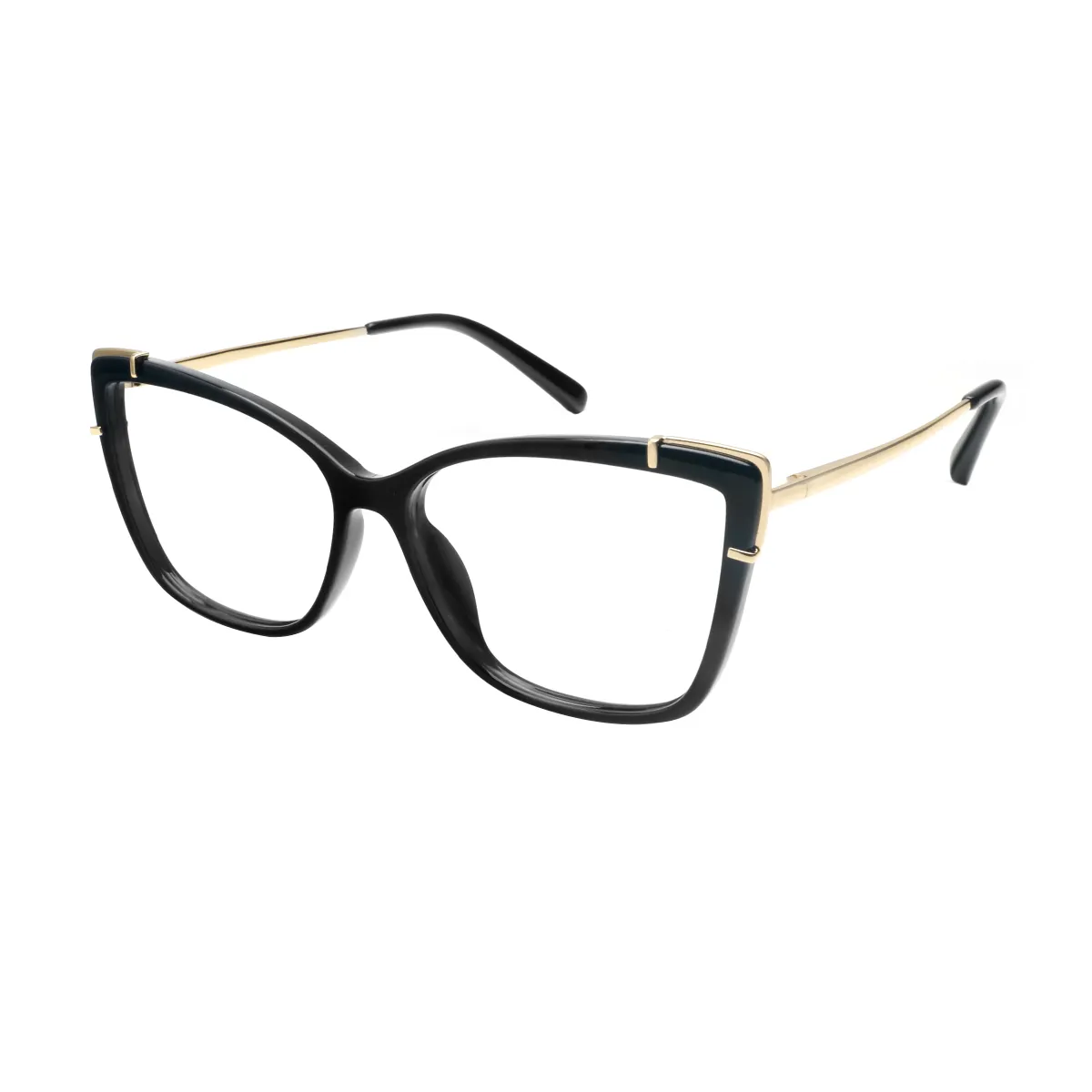 Jayne - Cat-eye Black Glasses for Women - EFE