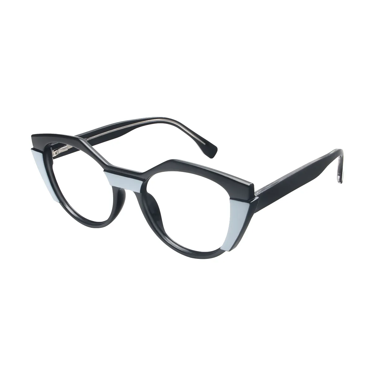 Rosina - Geometric Black Glasses for Women