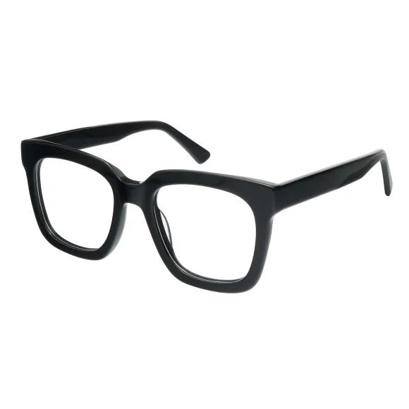 square black eyeglasses