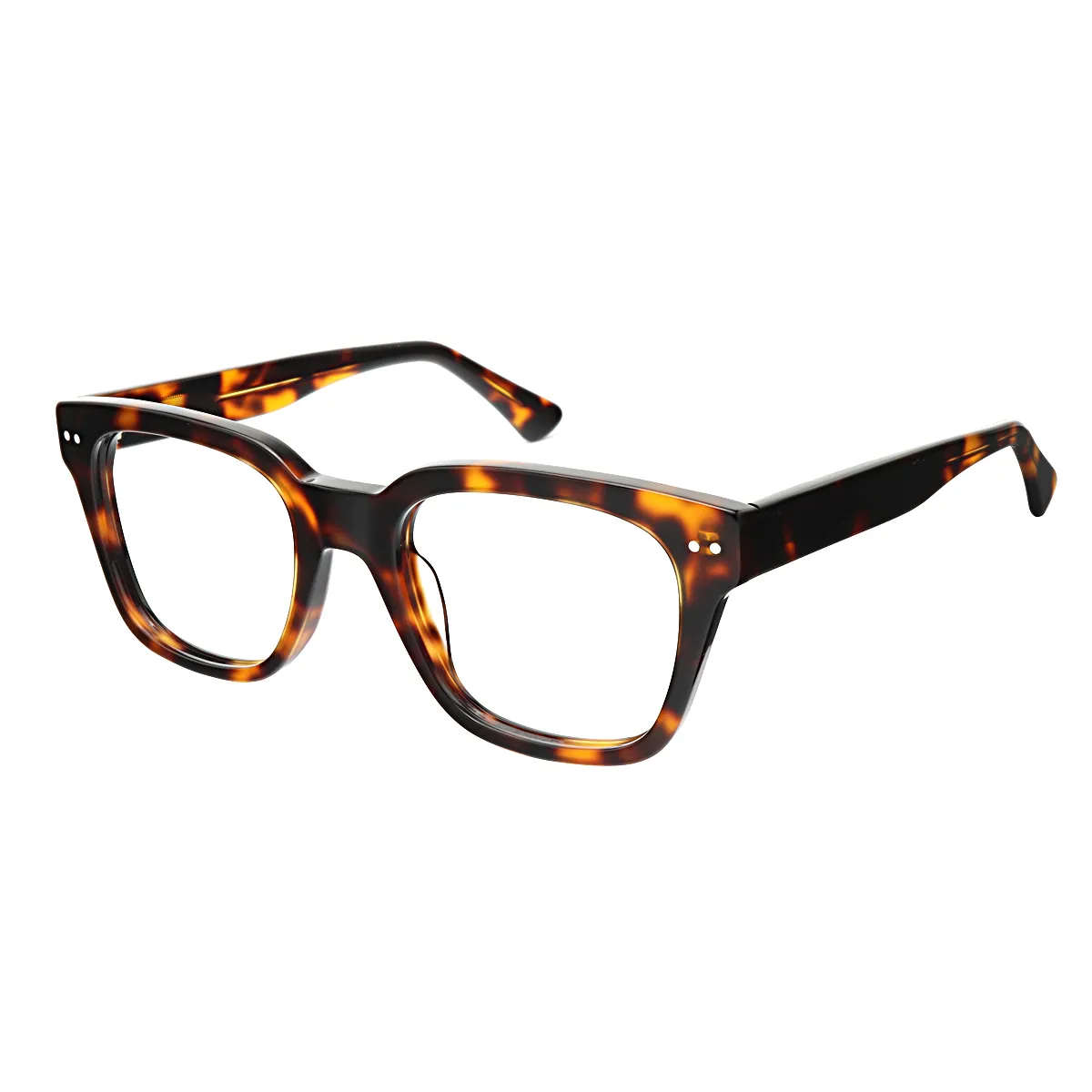 Unique - Square Tortoiseshell Glasses for Men & Women