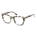 Hadley - Square Tortoiseshell Cream Glasses for Men & Women