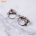 Hadley - Square Tortoiseshell Cream Glasses for Men & Women