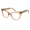 Hepburn - Cat-eye Brown Glasses for Women
