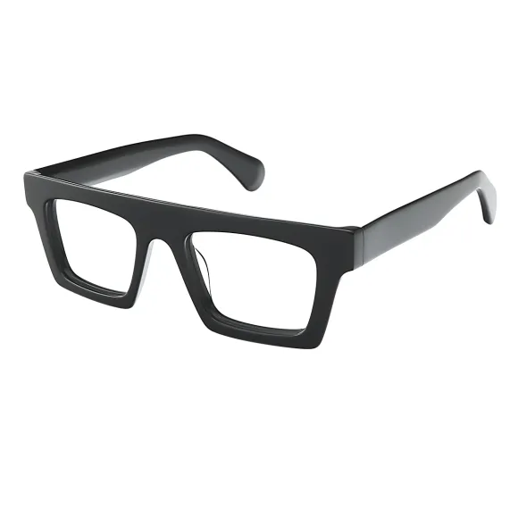 rectangle black eyeglasses