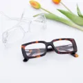 Neon - Rectangle Translucent Glasses for Men & Women