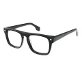Carlyle - Square Black Glasses for Men & Women