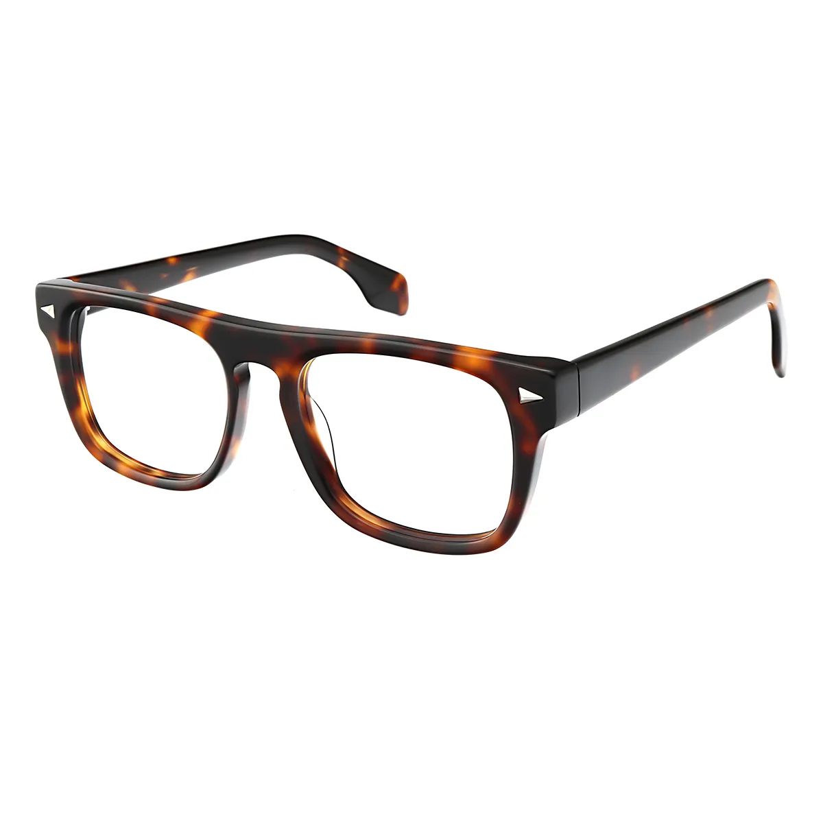 Carlyle - Square Tortoiseshell Glasses for Men & Women - EFE