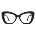 Mode - Square Black Glasses for Women