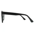 Mode - Square Black Glasses for Women