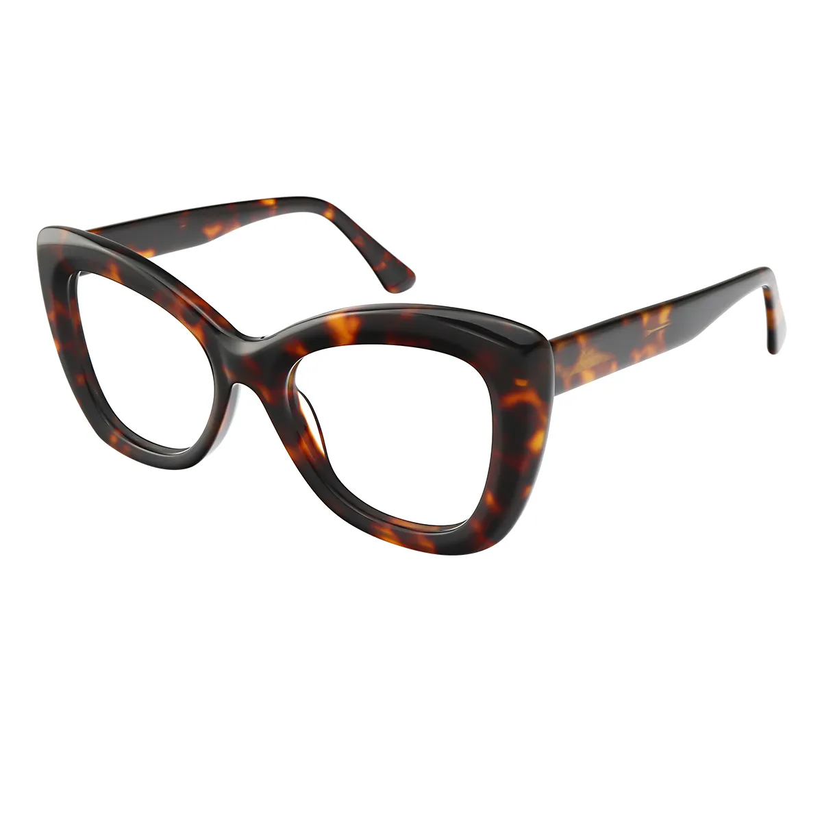 Mode - Square Tortoiseshell Glasses for Women