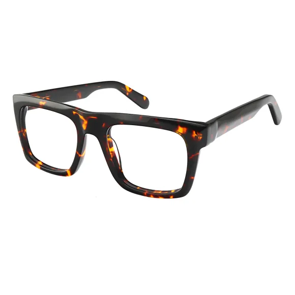 rectangle demi eyeglasses