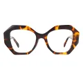Mikoto - Geometric Tortoiseshell Glasses for Women