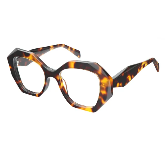 geometric demi eyeglasses