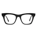 Adriatic - Square Black Glasses for Men & Women