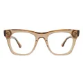 Adriatic - Square Brown Glasses for Men & Women