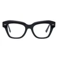 Myrtle - Square Black Glasses for Men & Women