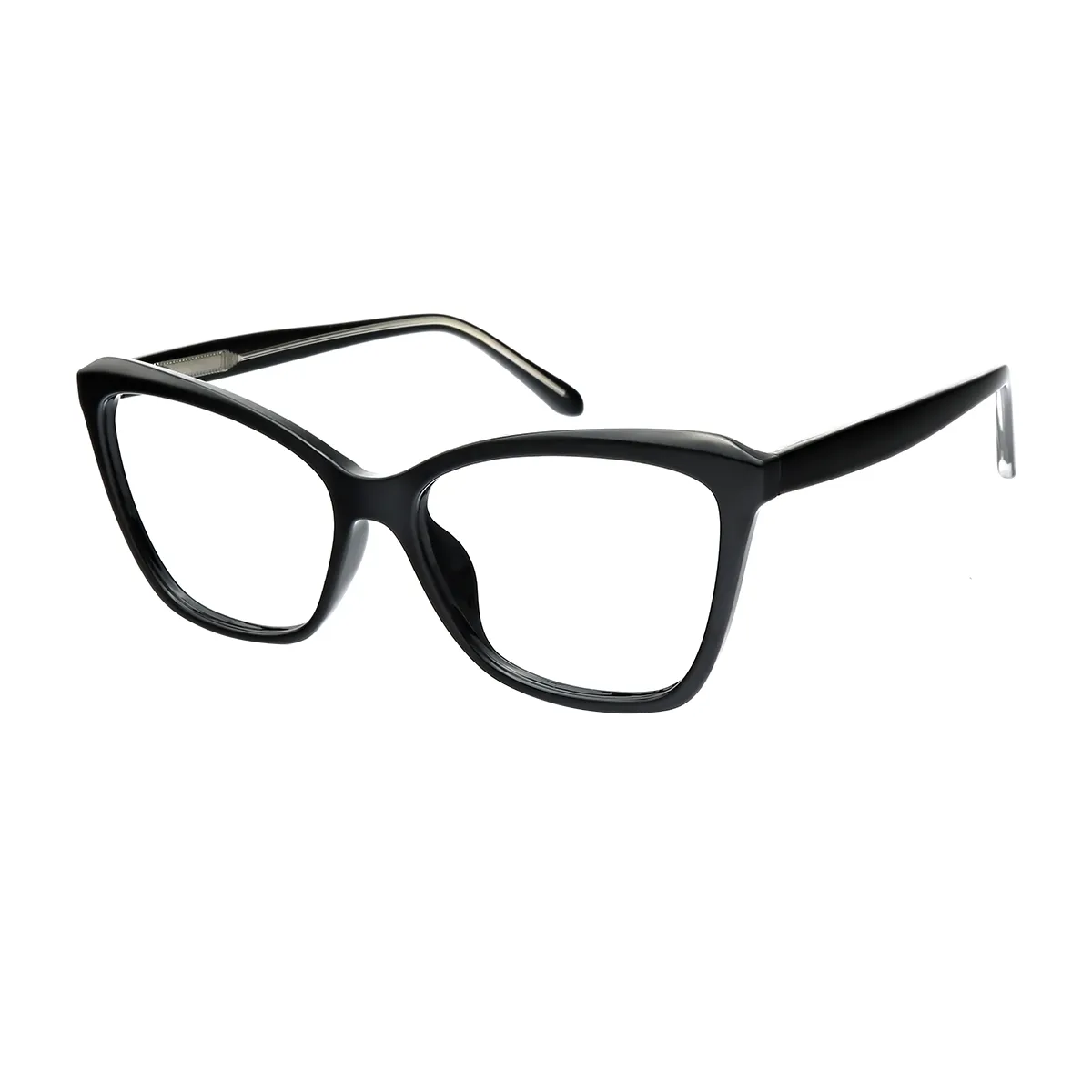 Fashion Cat-eye Grey-Transparent Eyeglasses for Women