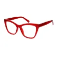 Dame - Cat-eye Red Glasses for Women