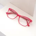 Resonance - Square Pink Glasses for Men & Women