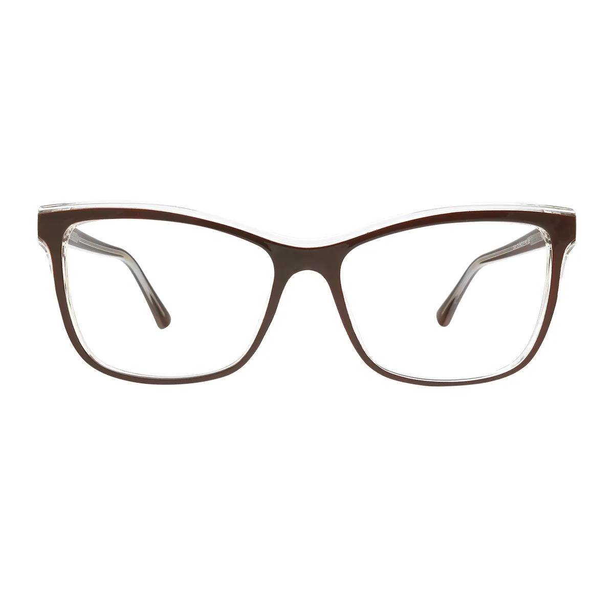 Fashion Square Black-Transparent  Eyeglasses for Women & Men