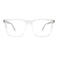 Intense - Square Translucent Glasses for Women