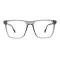 Intense - Square Gray-Transparent Glasses for Women