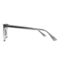 Intense - Square Gray-Transparent Glasses for Women