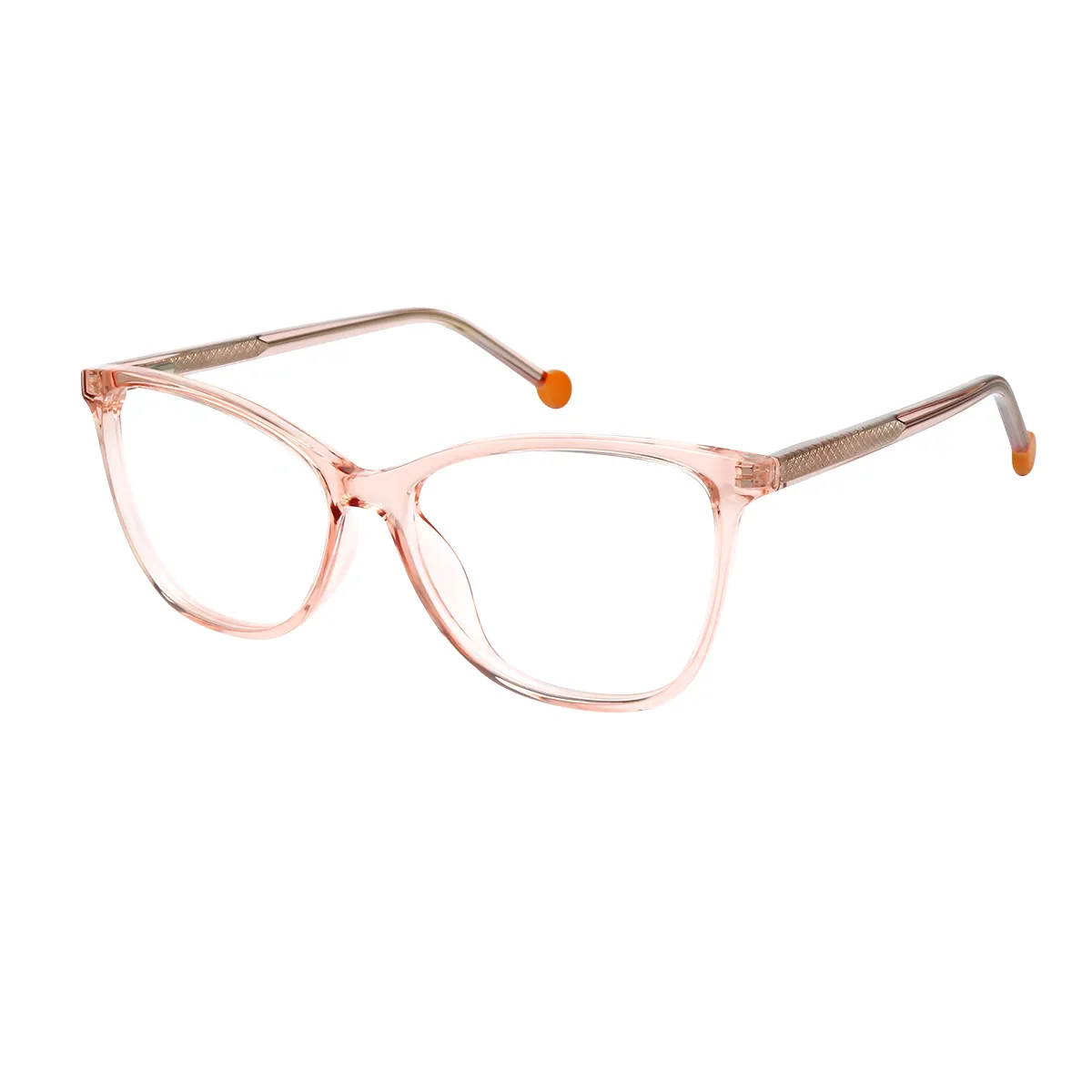 Uptown - Square Pink Glasses for Women