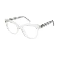 Blocks - Square Translucent-Sparkle Glasses for Women