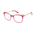 Ghent - Cat-eye Pink-Transparent Glasses for Women