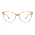Character - Cat-eye Wood Texture Glasses for Women