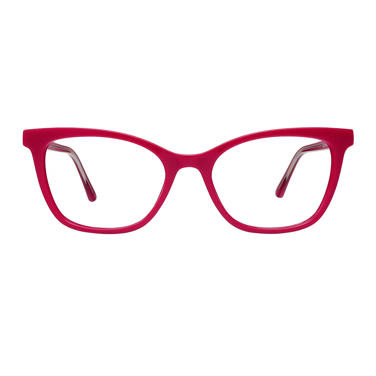 Fashion Cat-eye Black-Red  Eyeglasses for Women