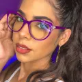 Strike - Cat-eye Purple/Transparent Glasses for Women
