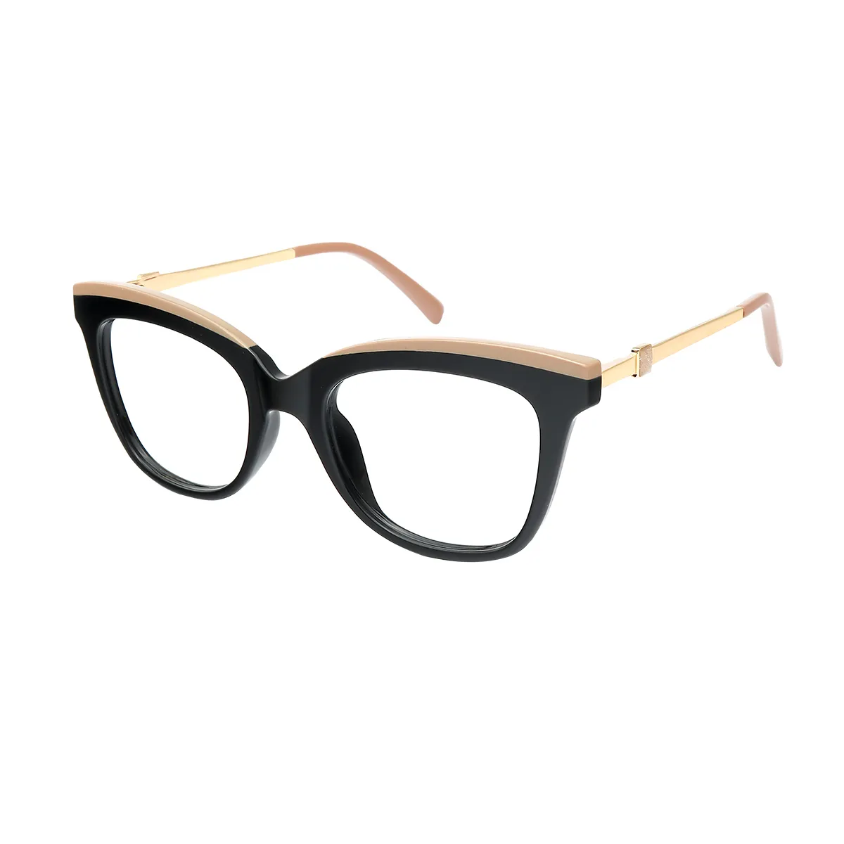 Fashion Cat-eye Transparent-Grey Eyeglasses for Women