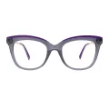 Savvy - Cat-eye Purple Glasses for Women