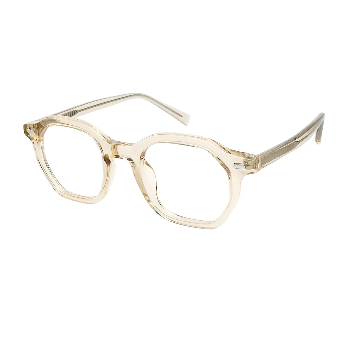 Fashion Geometric Gray Glasses for Men & Women
