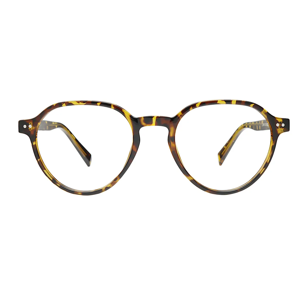 Fashion Round Matte Black  Eyeglasses for Women & Men