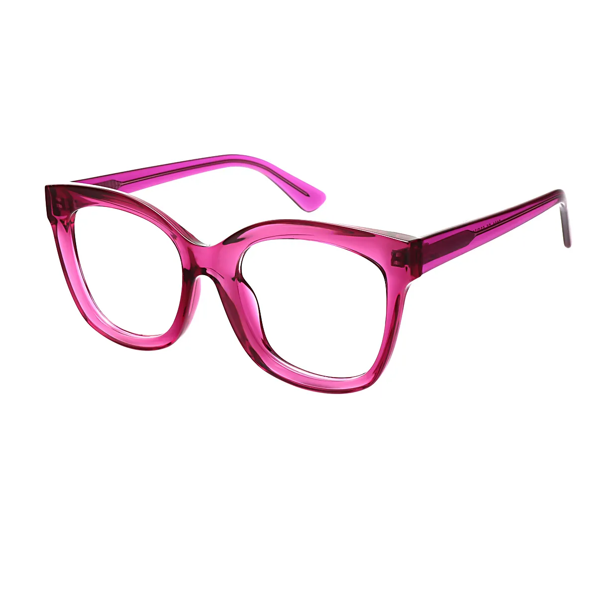 Emblem - Cat-eye Red Glasses for Women