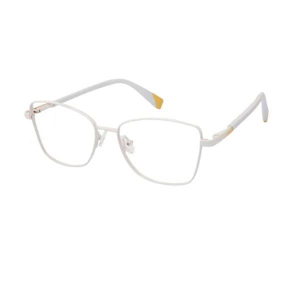 square white eyeglasses