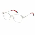 Debby - Square Silver Glasses for Women