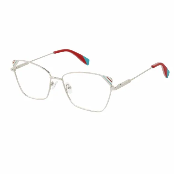 square silver eyeglasses