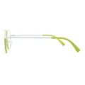Spoke - Geometric Green/White Glasses for Women