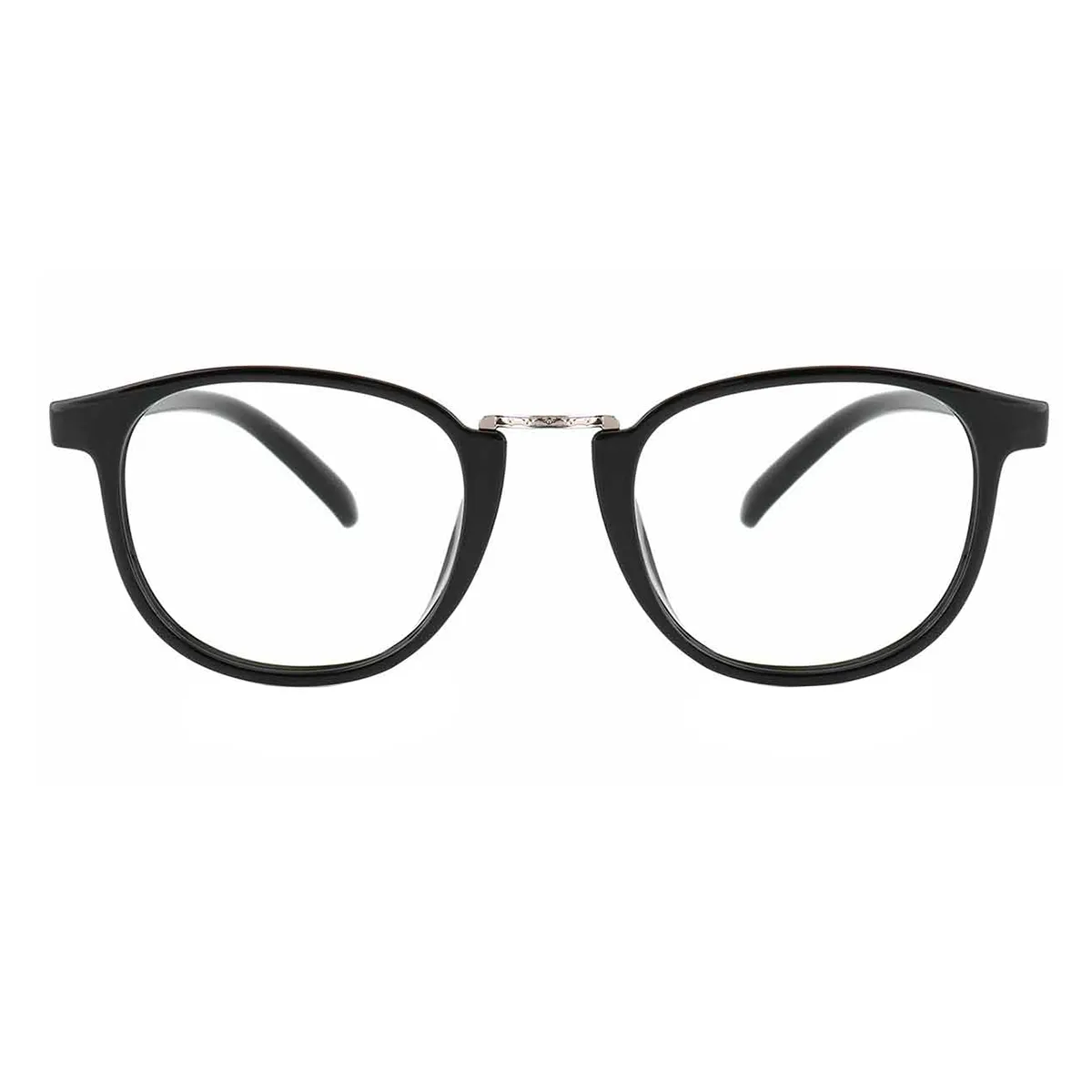 Fashion Oval Black  Eyeglasses for Women & Men