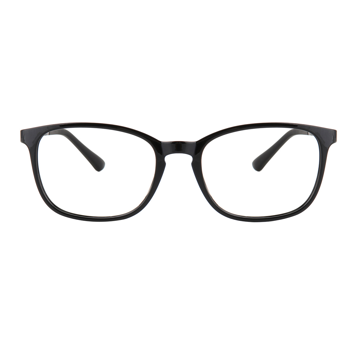 square black eyeglasses