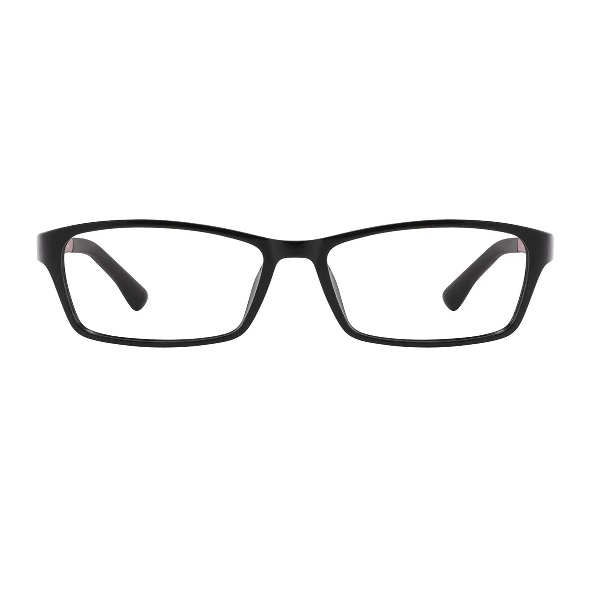 Classic Rectangle Black  Eyeglasses for Men
