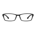 Jerry - Rectangle Black Glasses for Men