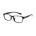Fagan - Rectangle Black Glasses for Men