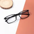 Agiss - Rectangle Black Glasses for Men & Women